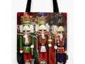* Nutcracker Soldiers Tote Bag by #Gravityx9 at #Society6 #ilovexmas * Christmas bag ideas * Christmas tote bag * H…
