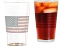 * Patriotic Grunge-style American Flag Drinking Glass by #Gravityx9 at #Cafepress ~ A nice gift for friend, gift fo…