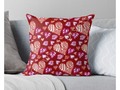 * "Doodle Art - Red and Pink Hearts" Throw Pillows by #Gravityx9 | #Redbubble * Nice gift for Valentine's Day Decor…