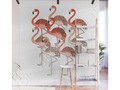 * Living Coral Color Flamingos Wall Mural by #Gravityx9 / #Society6 * #LivingCoral is the #Pantone Color of 2019. F…