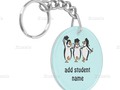 Graduation Dancing Penguins - Keychain #just4grad #Zazzle #Gravityx9 Graduation gift ideas at Pinterest…