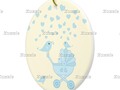 * Blue Bird With Stroller - Baby's First Christmas Ceramic Ornament by #Just4Babies and…