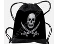 * #Pirate #JollyRoger * Glassy Skull and Cross Swords Drawstring Bag by #Gravityx9 at #Cafepress * drawstring backp…