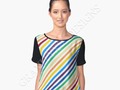 * Rainbow Stripes' Women's Chiffon Top by #Gravityx9 at #Redbubble #Stripes4you * casual w…