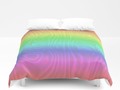 Groovy Pastel Rainbow Duvet Cover by #Gravityx9 Designs at #Society6 * #homedecor #bedroomdecor #society6artist…