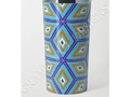 * Blue and Gold Tilted Cubes Pattern Travel Mug by #Gravityx9 at #Society6 * Available in…