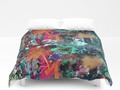 Graffiti and Paint Splatter Duvet Cover by #Gravityx9 Designs at #Society6 * #homedecor #bedroomdecor…