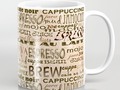 * Coffee and Cream Coffee Mug by #Gravityx9 at Society6 * So many ways to say and enjoy cof…