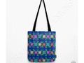 * Pretty Flowers in a Row Tote Bag by #Gravityx9 at #Society6 * * #totebags #canvastotebag #casualbag #casualstyle…