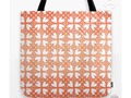 * Living Coral Hearts Pattern Tote Bag by #Gravityx9 at #Society6 * * #totebags #canvastotebag #casualbag…