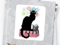 📷 (via “Lady Liberty - Patriotic Le Chat Noir ” Stickers by Gravityx9 | Redbubble) *...