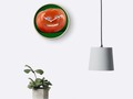 "Smiling Tomato - Have a Nice Day!" Clocks by Gravityx9 | Redbubble