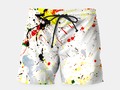 📷 (via Paint Splatter Swim Shorts, Live Heroes) *  #PaintSplatter Swim Shorts by...