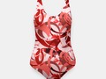 📷 (via Abstract Curls - Burgundy,Coral Swimsuit, Live Heroes) *  #Abstract Curls...