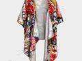 * Gamblers Delight - Las Vegas Icons Draped Kimono at #ArtofWhere #Gravityx9 * Draped kimono made in your choice of…