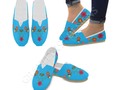 * Flowers on the Vine Blue Women's Casual Shoes / Slip-On Shoes by #Gravityx9 at #Artsadd * Colorful floral illustr…