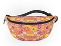 Living Coral Colorful Floral Pattern #FannyPack by #Gravityx9 | #Society6 * Features an adjustable waist strap and…