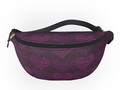 Squiggly Heart Pattern Purple Pink #FannyPack by #Gravityx9 | #Society6 * Features an adjustable waist strap and is…