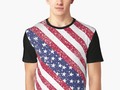 " American Flag Distressed" T-shirt by Gravityx9 | Redbubble * The American Flag designed with a paint splatter, di…