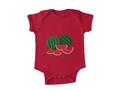 "Watermelon Wedge and Slices" Short Sleeve Baby One-Piece by Gravityx9 | Redbubble * Wedges of watermelon, a delici…