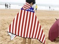 * #Patriotic USA Stars and Stripes Kids Hooded Bath / Beach Towel by #Gravityx9 at…