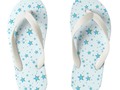 * Blue Shiny Stars Background Cover Kid's Flip Flops by #Just4babies at #Zazzle ~ *FLIP-…