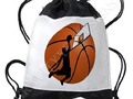 * Slam Dunk #Basketball Player w/Hoop on Ball Drawstring Backpack by #Gravityx9 at Cafepr…