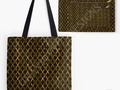 * Brown Scissor Stripes Tote Bag and Pouch By #Gravityx9 at Redbubble * Organize your thin…