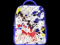 `` Blue & Red Paint Splatter Popular Backpack * Fun for the carefree, creative person. Colorful and messy paint s…