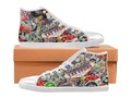 #LasVegas Icons - Gamblers Delight Women's High Top Canvas Shoes by #Gravityx9 at #Artsadd * Playing Card Shape w…