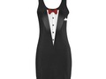 * Tuxedo Costume Medea Vest Dress by #Gravityx9 at #Artsadd *  All Dressed up in your Fake Tuxedo Dress! This can b…