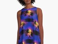 * * 'Tropical Sunset Palm Trees' A-Line Dress by Gravityx9 * * Lovely sunset with a silhou…