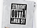 ** 'Area 51 - Straight Outta Area 51' Sticker by Gravityx9 ** * Straight Outta Area51 * Watch out, here I come! *