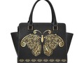 * Golden Butterflies on Black Classic Shoulder Handbag by #Gravityx9 at #ArtsAdd #WomensFashion *…
