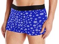 * Christmas Snowflakes on Dark Blue Men's Boxer Briefs by #Gravityx9 #ilovexmas at #ArtsAdd * Christmas underwear f…