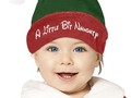 “ Christmas Little Bit Naughty (Red / Green) Santa Style Hat / Pom-Pom Beanie by #Gravityx9 at #Artsadd #ilovexmas…