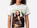 * #Thanksgiving Tee Shirts for Men, Women and kids, too, at #Redbubble ! * 'Mona Lisa Thanksgiving Pilgrim' Classic…