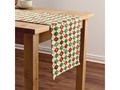 * Christmas Argyle Diamond Pattern Short Table Runner * * #ChristmasDecor #Christmastable #Christmasdecoration…