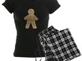 📷 * Christmas Gingerbread Pattern Women’s Dark Pajamas * Christmas Slumber Party! *…