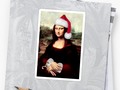 📷 * Mona Lisa Wearing a Santa Hat Sticker #SpoofingtheArts * #craftingstickers #scrapbook…