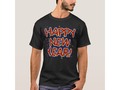 `` Happy New Year - Fun Red Text With Confetti T-Shirt | | #NewYearsShirts are available in several colors, sizes a…