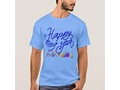 `` Happy New Year - Fun Blue Text With Confetti T-Shirt | | #NewYearsShirts are available in several colors, sizes…