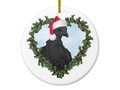 * Christmas Chicken * Svart Hona Ceramic ChristmasOrnament available in several shape options. Add name, year or…