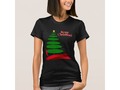 * ChristmasShirt * Christmas Tree with Red Ribbon T-Shirt || Available in several sizes, colors and styles. *…