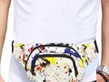📷 * Blue, Yellow, Black & Red Paint Splatter Painters Fanny Pack by #Gravityx9 at Artsadd *…
