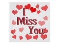 ♥ I Miss you♥ Little Hearts - I Miss You Poster | * Customize this poster by adding photographs, background color o…