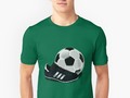* 'Soccer Cleat and Soccer Ball' Green T-Shirt by Gravityx9 at Redbubble * #Sports4you * Available in several color…
