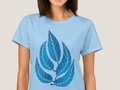 * Classic Blue Leaves T-Shirt by #Gravityx9 at Zazzle * Tee shirts are available in several colors, styles and size…