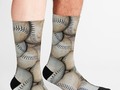 * "Softballs / Baseballs " Socks by #Gravityx9 | Redbubble #Sports4you * Fun Socks for Athletes, softball players…