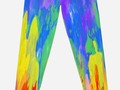 📷  * Flames Paint Abstract Purple Leggings by #Gravityx9 at Redbubble  *Abstract design wit…